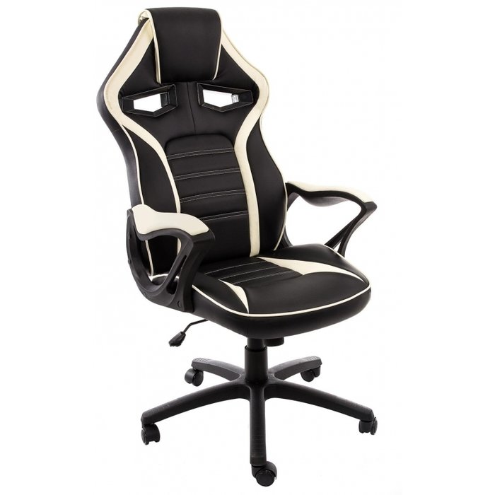 Компьютерное кресло  Monza черно-бежевого цвета