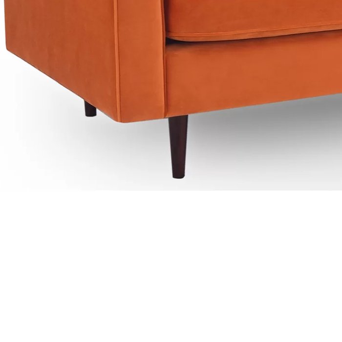 Диван Kardi оранжевого цвета - лучшие Прямые диваны в INMYROOM