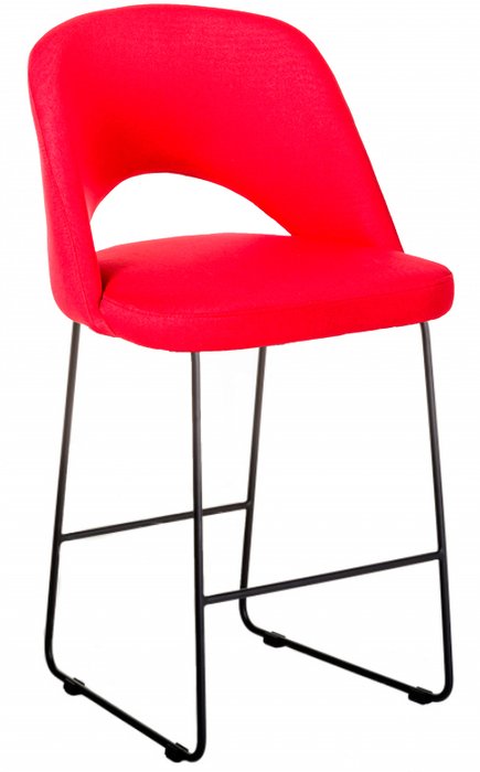 Барный стул Lars красного цвета