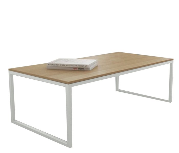 Журнальный столик Брайтон бело-коричневого цвета - купить Журнальные столики по цене 10990.0