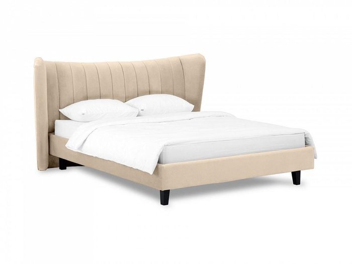Кровать Queen II Agata L 160х200 бежевого цвета - купить Кровати для спальни по цене 64410.0