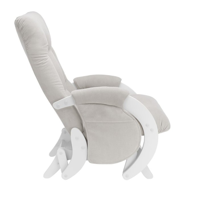 Кресло для кормления Milli Smile с карманами серого цвета - лучшие Интерьерные кресла в INMYROOM