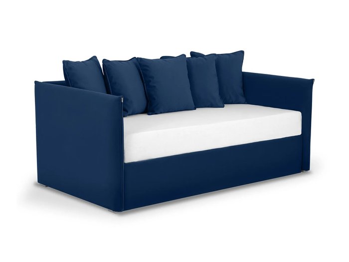 Диван-кровать Milano 90х190 темно-синего цвета - лучшие Кровати для спальни в INMYROOM