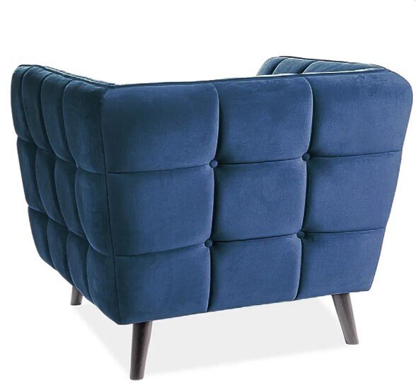Кресло Castello темно-синего цвета - купить Интерьерные кресла по цене 78794