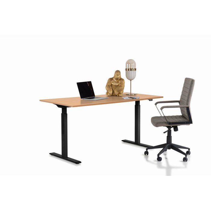 Стол офисный Smart из металла и дерева  - лучшие Письменные столы в INMYROOM