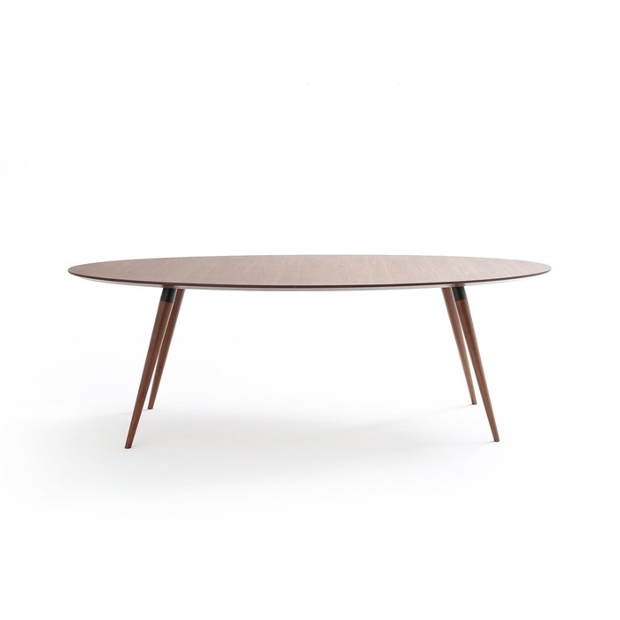 Стол обеденный из орехового дерева Watford коричневого цвета - купить Обеденные столы по цене 69784.0