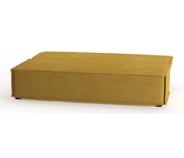 Диван-кровать Ли Рой Лайт в обивке из велюра желтого цвета - лучшие Прямые диваны в INMYROOM