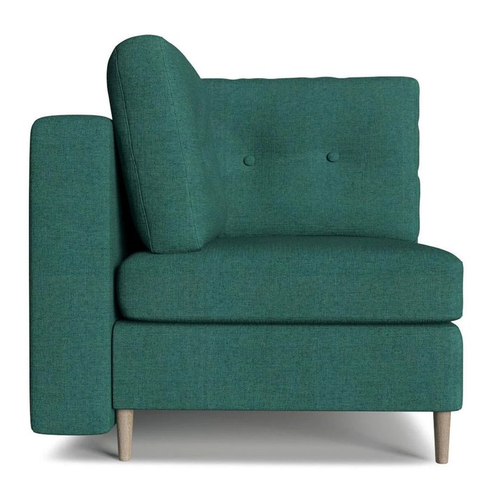 Модуль угловой сектор Белфаст зеленого цвета - купить Интерьерные кресла по цене 17241.0