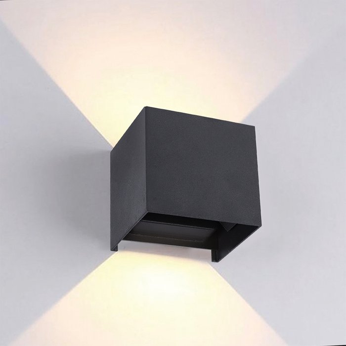 Фасадный светильник Arte Lamp RULLO A1714AL-2BK - купить Настенные уличные светильники по цене 2190.0