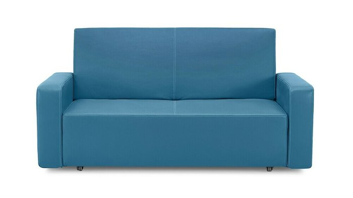 Диван-кровать Роин 120х200 синего цвета - купить Прямые диваны по цене 45800.0