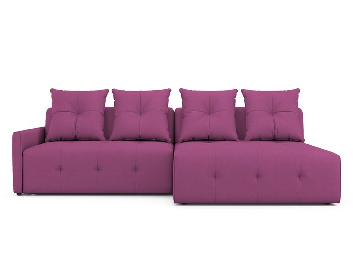 Угловой Диван-кровать Bronks правый пурпурного цвета