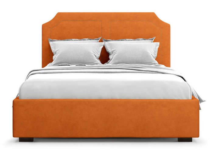 Кровать Lago без подъемного механизма 140х200 оранжевого цвета - купить Кровати для спальни по цене 36000.0