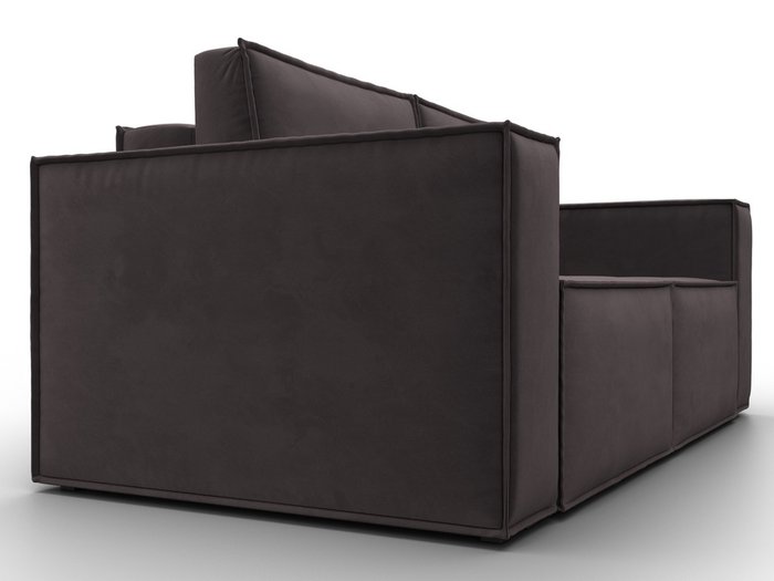 Диван-кровать Куба мини темно-коричневого цвета - лучшие Прямые диваны в INMYROOM Диван-кровать Куба мини темно-коричневого цвета - лучшие Прямые диваны в INMYROOM