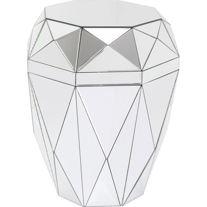 Столик приставной Diamond с зеркальной поверхностью