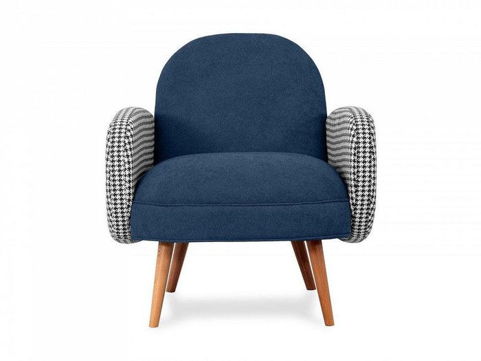 Кресло Bordo темно-синего цвета