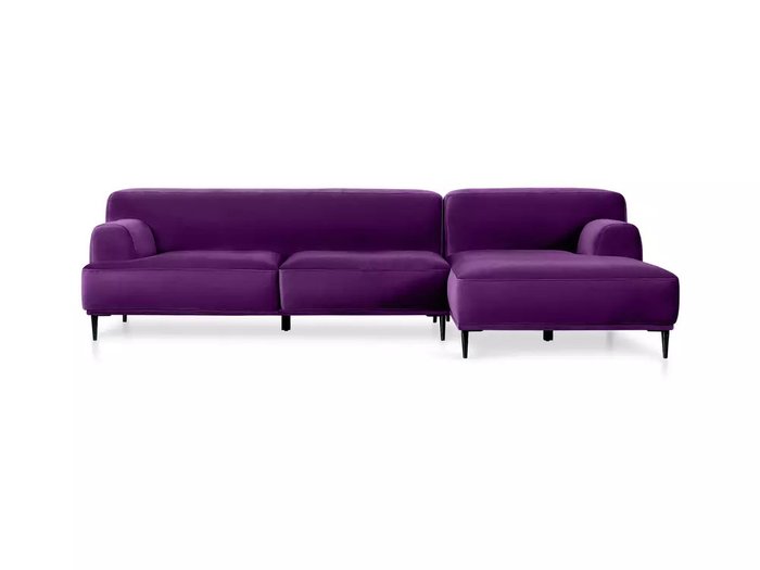 Угловой диван Portofino фиолетового цвета - купить Угловые диваны по цене 121680.0