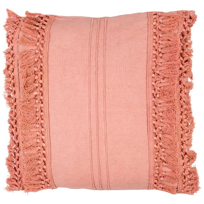 Декоративная подушка Chidike розового цвета