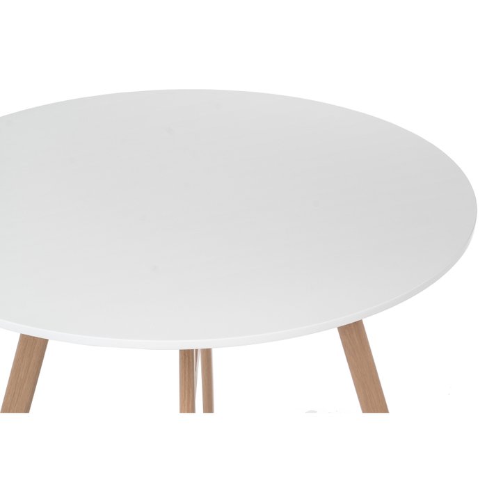 Обеденный стол Skandi белого цвета - купить Обеденные столы по цене 13860.0