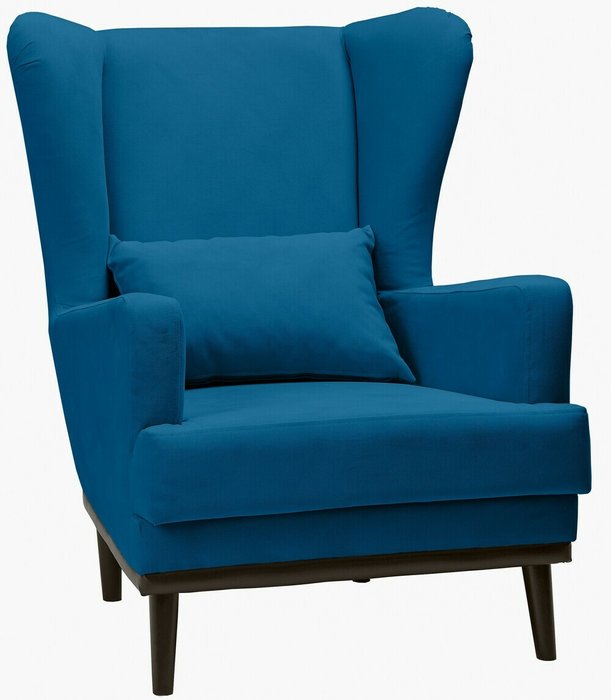 Кресло Оскар синего цвета - купить Интерьерные кресла по цене 11570.0