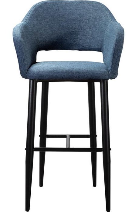 Барный стул Oscar Сканди Блю синего цвета - лучшие Барные стулья в INMYROOM