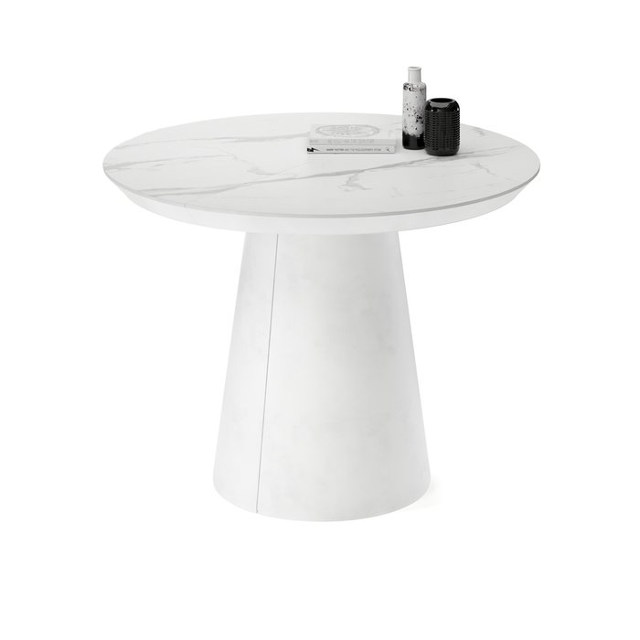 Обеденный стол раздвижной Каcтула М белого цвета - лучшие Обеденные столы в INMYROOM