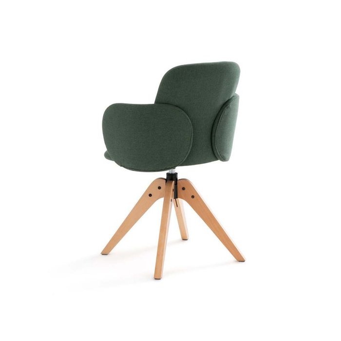 Кресло офисное вращающееся Carina темно-зеленого цвета - лучшие Офисные кресла в INMYROOM