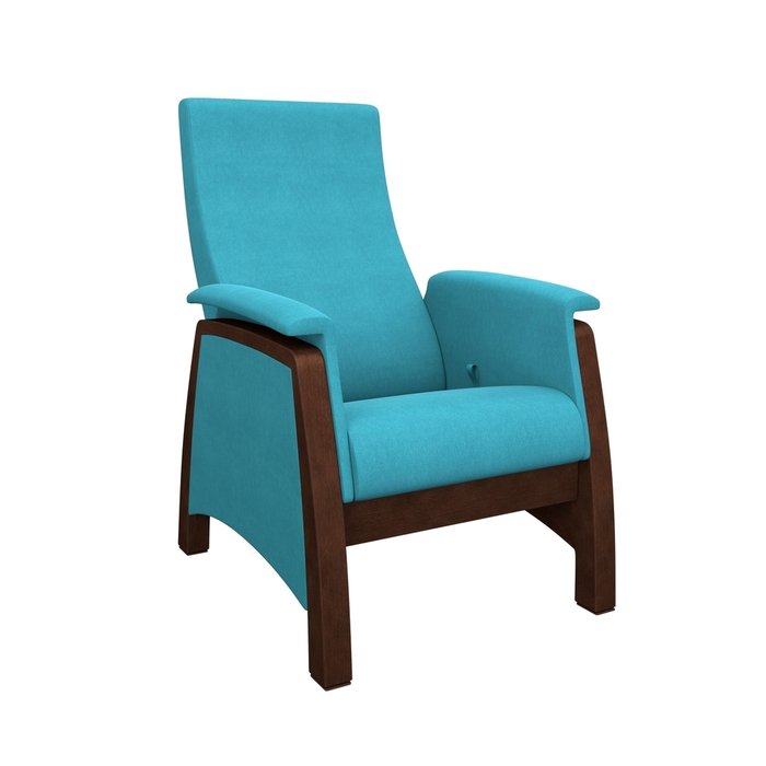Кресло-глайдер Balance голубого цвета