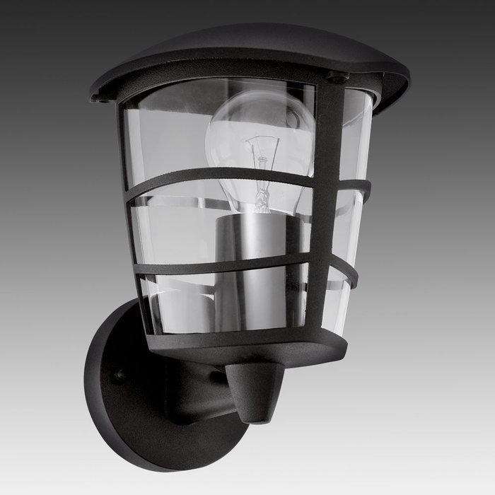 Уличный настенный светильник Aloria черного цвета - купить Настенные уличные светильники по цене 3690.0