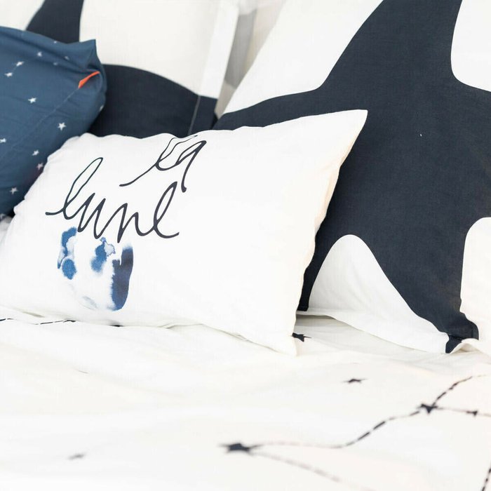 Пододеяльник Blanc Constellation 220x240 белого цвета - лучшие Пододеяльники в INMYROOM
