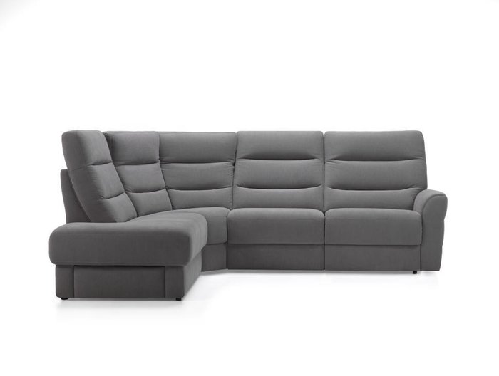Угловой диван Montfort сине-серого цвета - купить Угловые диваны по цене 441612.0