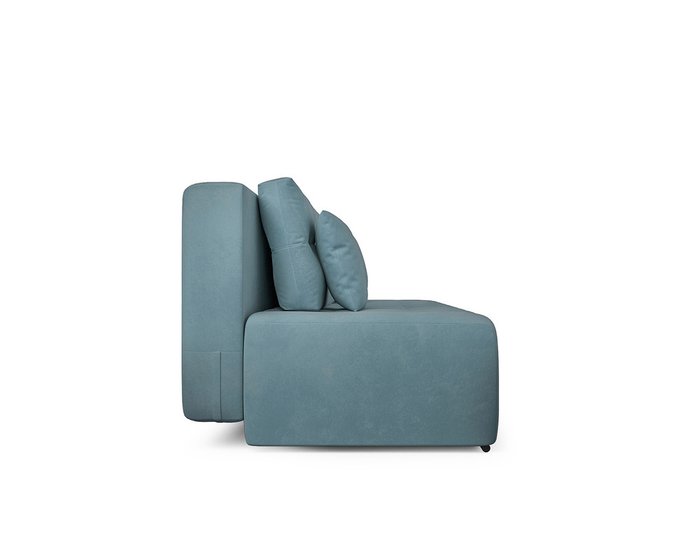 Прямой диван-кровать Марсель 4 голубого цвета - лучшие Прямые диваны в INMYROOM