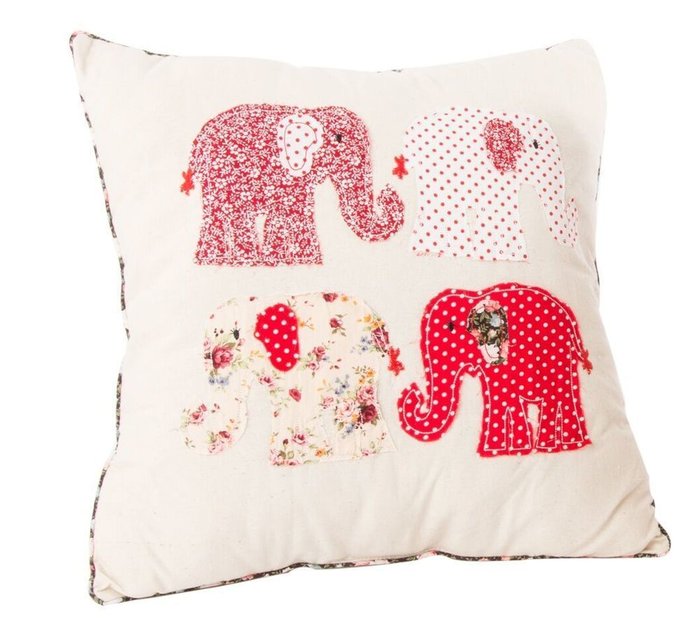 Декоративная подушка Elephant из хлопка и полиэстера 