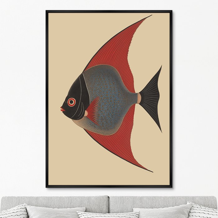 Репродукция картины Angel Fish, No 2, 2024г. - купить Картины по цене 24999.0