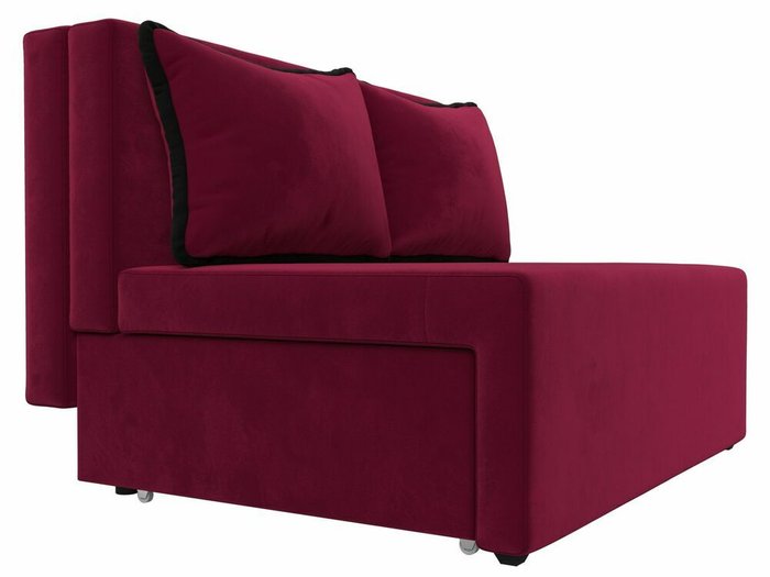 Диван-кровать Лагуна бордового цвета - лучшие Прямые диваны в INMYROOM