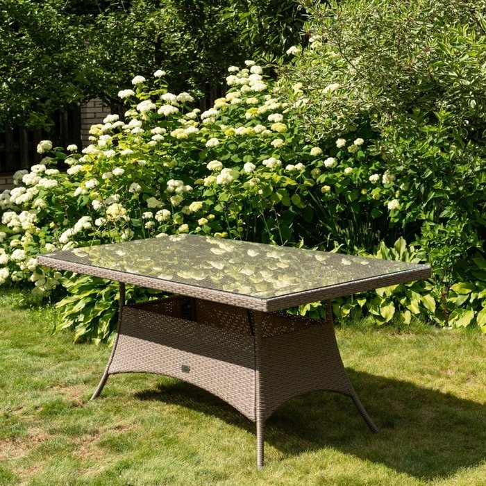 Садовый стол Saint-Martin табачно-коричневого цвета - купить Садовые столы по цене 44204.0