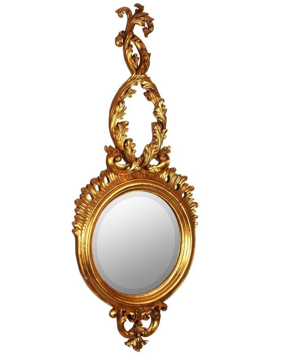 Настенное Зеркало в резной раме Liana Gold  - купить Настенные зеркала по цене 24000.0