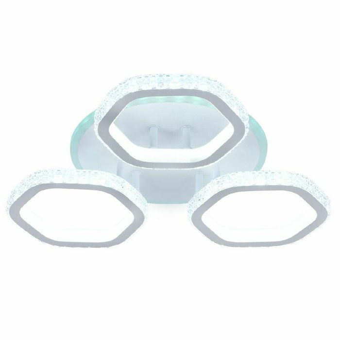 Потолочная люстра Centauri 10263/3LED BL (акрил, цвет прозрачный) - купить Потолочные люстры по цене 8360.0 Потолочная люстра Centauri 10263/3LED BL (акрил, цвет прозрачный) - купить Потолочные люстры по цене 8360.0