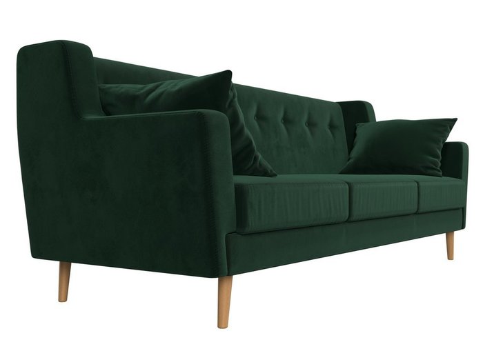 Диван Брайтон зеленого цвета - лучшие Прямые диваны в INMYROOM