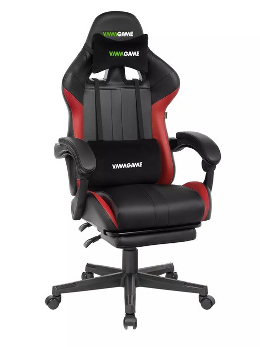 Игровое компьютерное кресло Throne черно-гранатового цвета