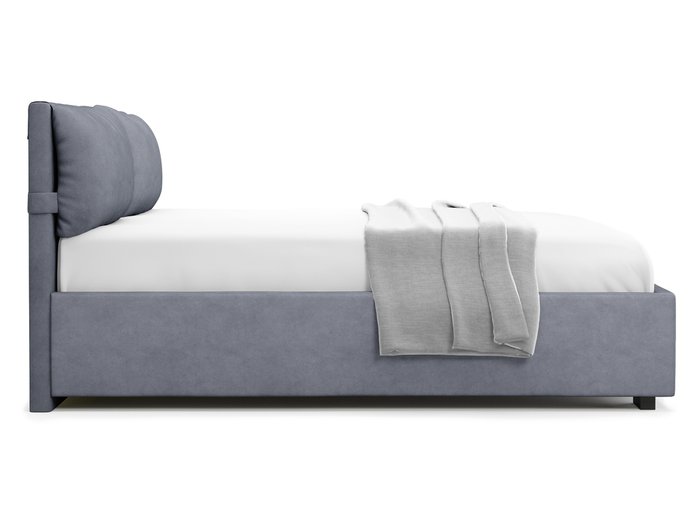 Кровать Trazimeno 180х200 серого цвета с подъемным механизмом - лучшие Кровати для спальни в INMYROOM