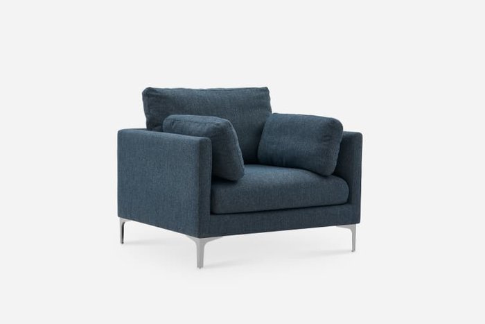 Кресло Кларке синего цвета - лучшие Интерьерные кресла в INMYROOM