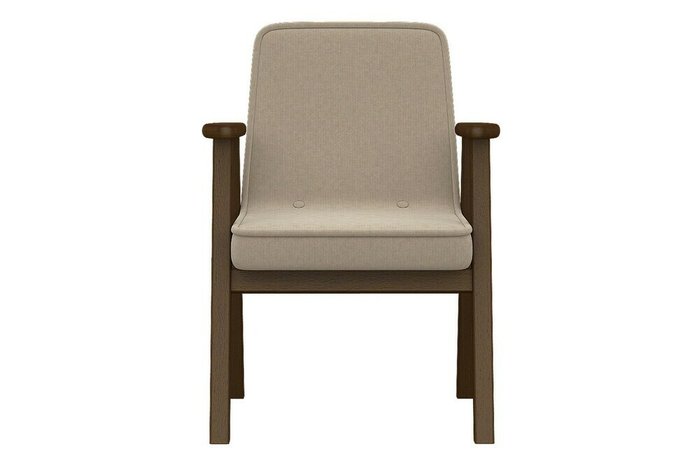 Кресло Сканди темно-бежевого цвета - купить Интерьерные кресла по цене 10646.0