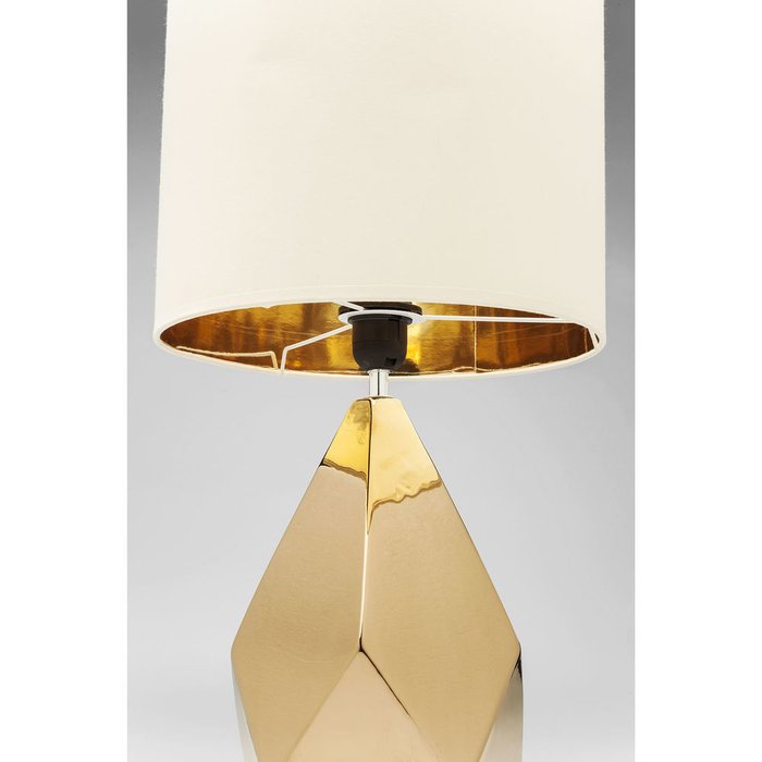 Лампа настольная Diamond с белым абажуром - купить Настольные лампы по цене 19170.0