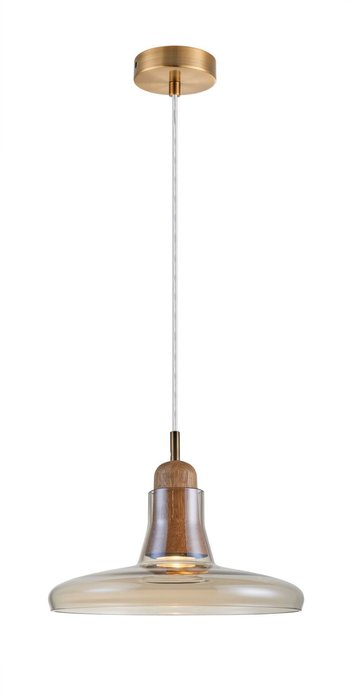 Подвесной светильник Ola янтарного цвета  - купить Подвесные светильники по цене 5300.0