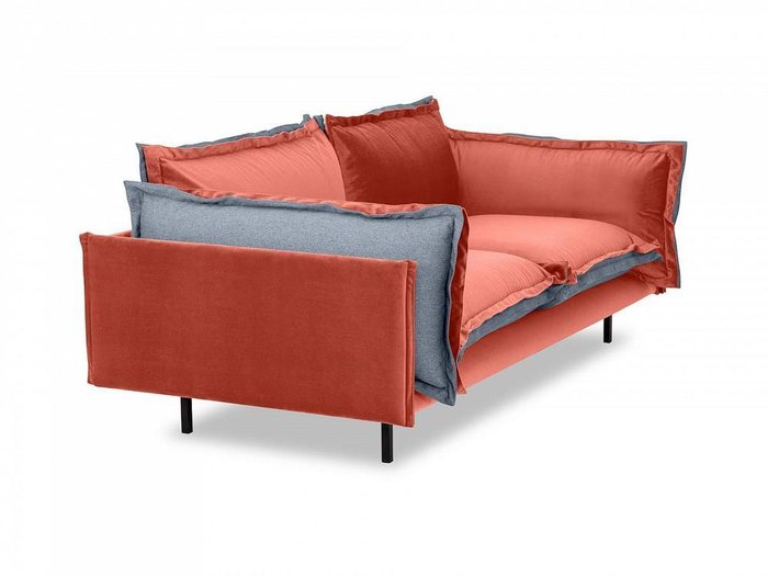 Диван Barcelona оранжевого цвета - лучшие Прямые диваны в INMYROOM