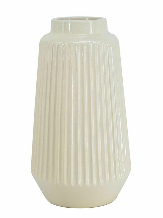 Керамическая ваза бежевого цвета - купить Вазы  по цене 5310.0
