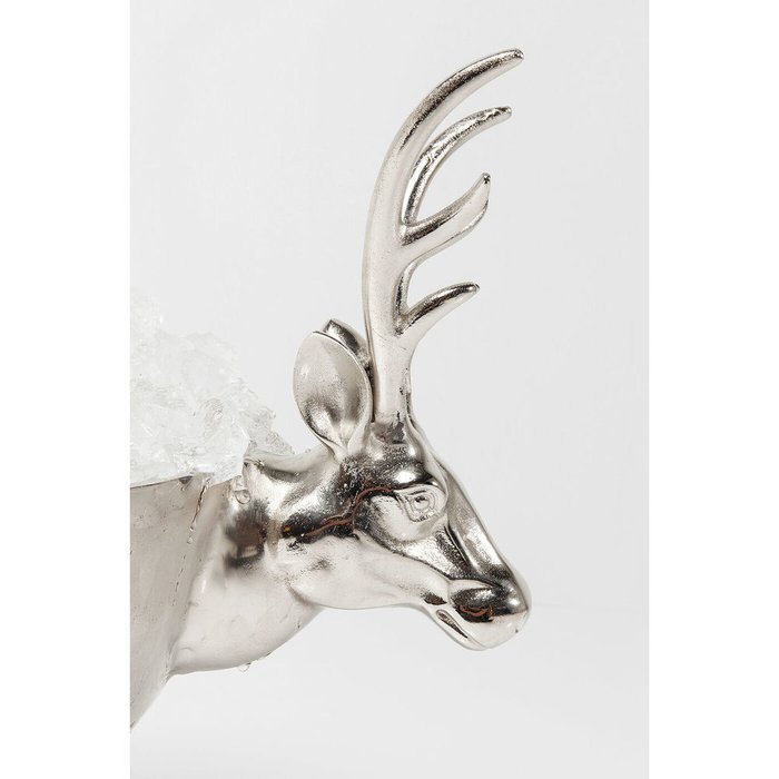 Ведро для охлаждения вина Deer серебряного цвета - лучшие Прочее в INMYROOM