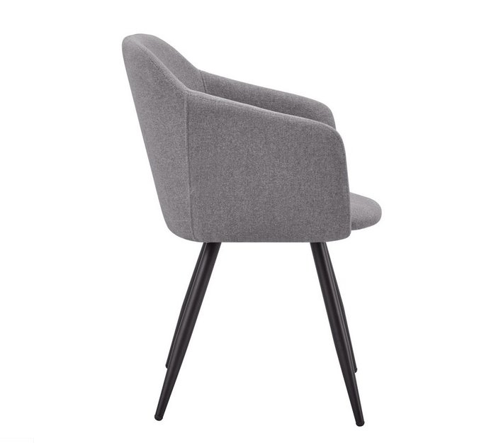 Стул Уолтер с обивкой из ткани серого цвета - купить Обеденные стулья по цене 14600.0