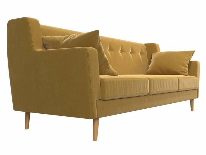 Диван Брайтон желтого цвета - лучшие Прямые диваны в INMYROOM