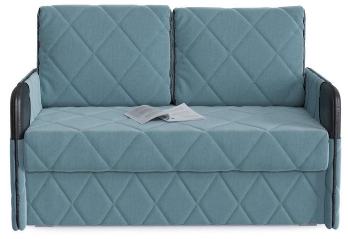 Диван-кровать прямой Марсель Next темно-голубого цвета  - купить Прямые диваны по цене 27382.0